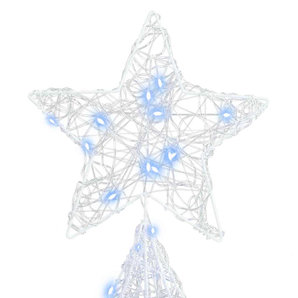 Albero di Natale con 240 LED-Luci decorative natalizie Bianco freddo 180 cm Acrilico 392886