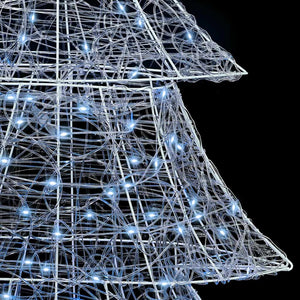 Albero di Natale con 240 LED Bianco freddo 180 cm Acrilico 42018982