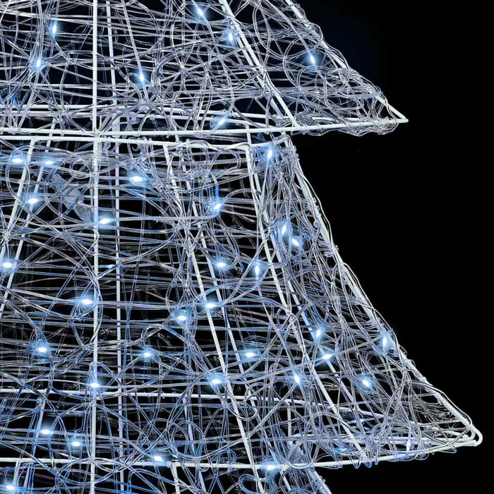 Albero di Natale con 240 LED Bianco freddo 180 cm Acrilico 42018982