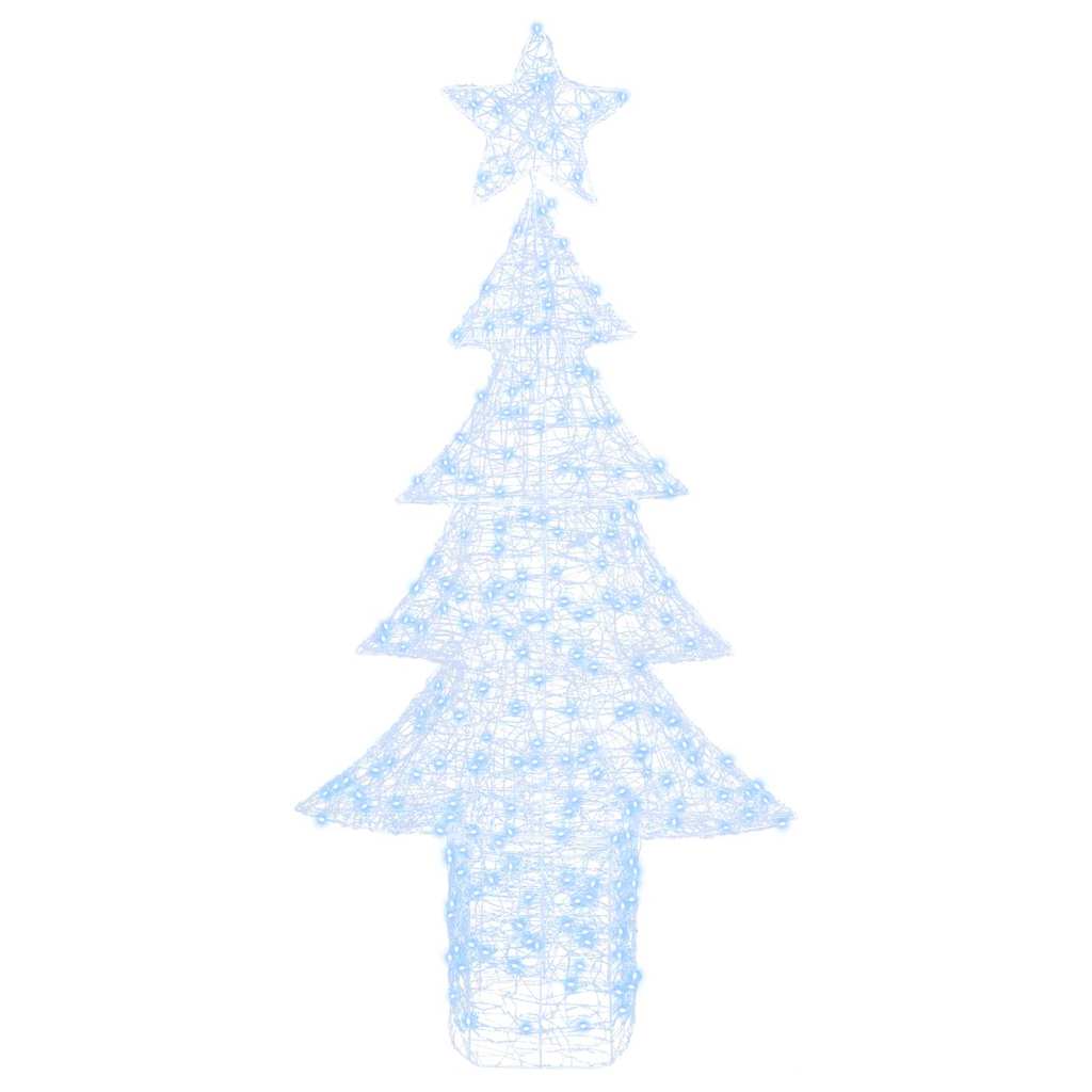 Albero di Natale con 240 LED-Luci decorative natalizie Bianco freddo 180 cm Acrilico 392886