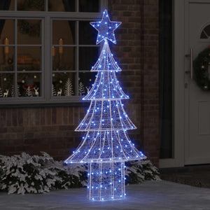 Albero di Natale con 240 LED Blu 180 cm Acrilico 42018983