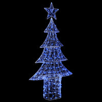 Albero di Natale con 240 LED Blu 180 cm Acrilico 42018983