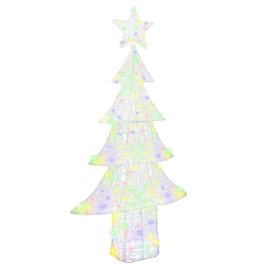 Albero di Natale con 240 LED Multicolore 180 cm Acrilico 42018984