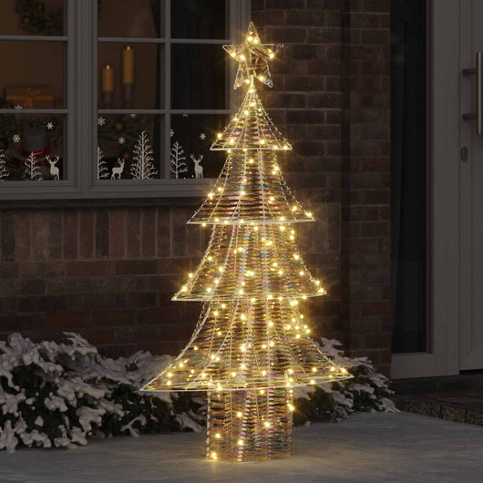 Albero di Natale con 160 LED Bianco caldo 150 cm PET 42018986