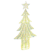 Albero di Natale con 240 LED Bianco caldo 180 cm PET 42018987