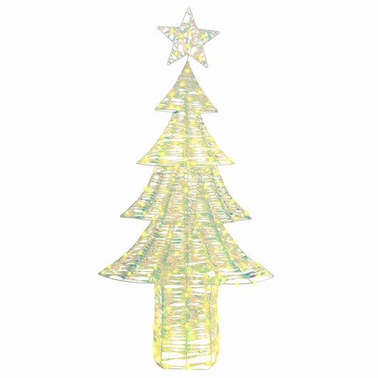Albero di Natale con 240 LED-Luci decorative natalizie Bianco caldo 180 cm PET 436529