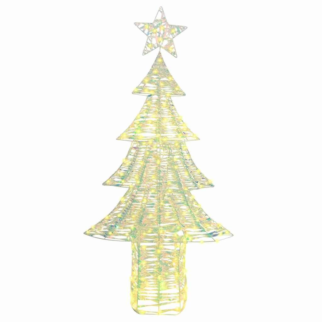 Albero di Natale con 240 LED Bianco caldo 180 cm PET 42018987