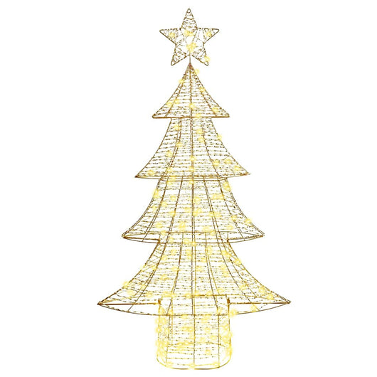 Albero di Natale con 160 LED-Luci decorative natalizie Bianco caldo 150 cm PET 426968