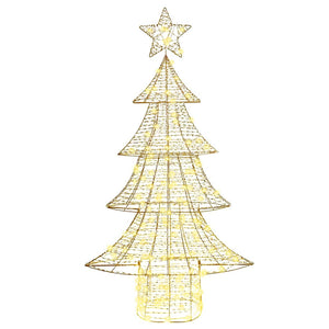 Albero di Natale con 160 LED Bianco caldo 150 cm PET 42018989