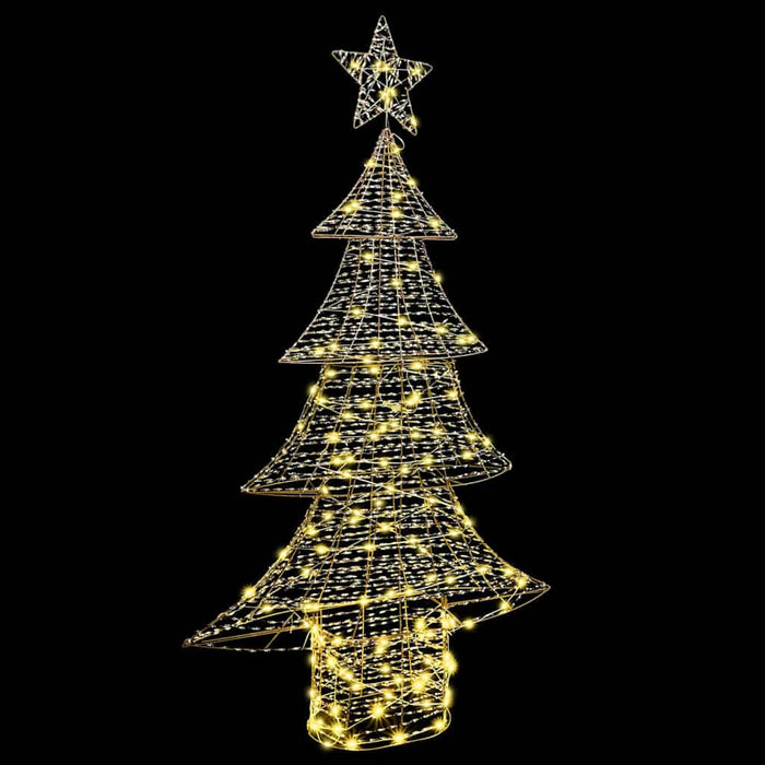 Albero di Natale con 160 LED-Luci decorative natalizie Bianco caldo 150 cm PET 426968