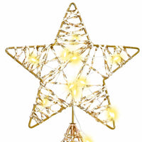 Albero di Natale con 240 LED-Luci decorative natalizie Bianco caldo 181 cm PET