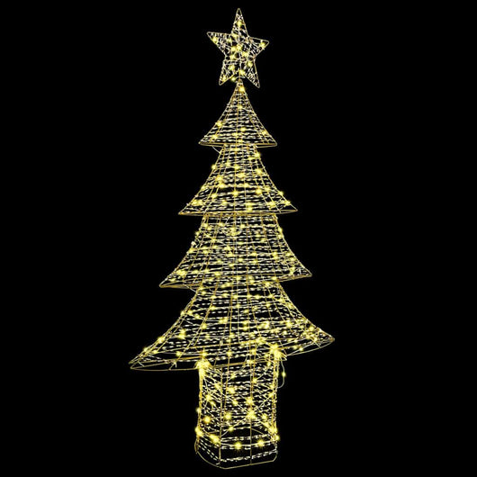 Albero di Natale con 240 LED-Luci decorative natalizie Bianco caldo 181 cm PET