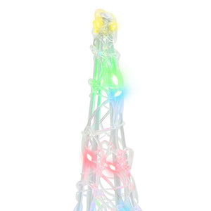 Albero di Natale 3 pcs Multicolore 20 x 20 x 80 cm Acrilico 42019018