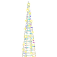 Albero di Natale 3 pz-Decorazioni natalizie Bianco caldo 20 x 20 x 80 cm PET 127727