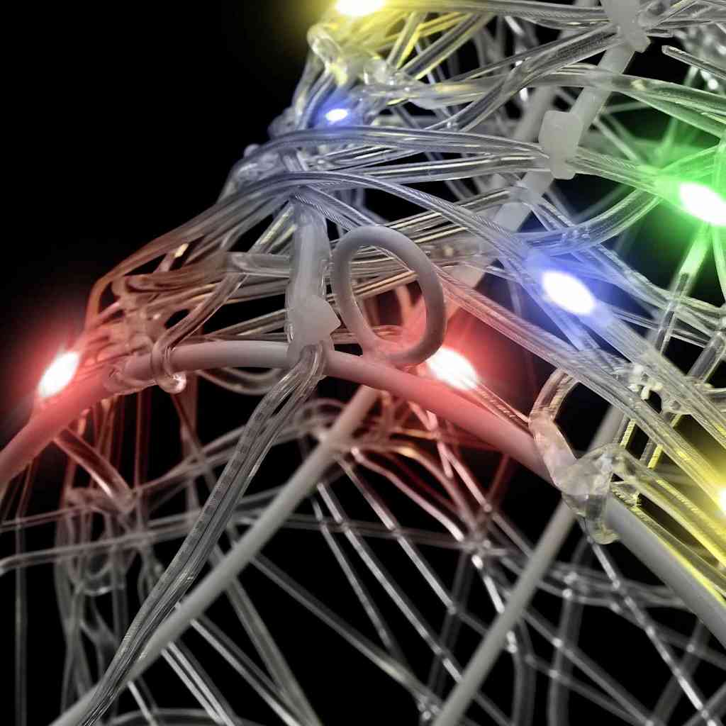 Testa di Renna colorato 60 cm Acrilico 42019064