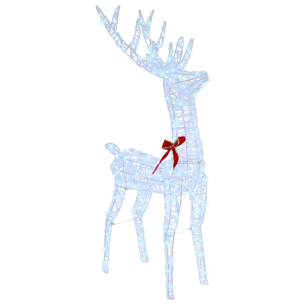 Slitta trainata da renna Bianco freddo 70 x 26 x 128.5 cm 42019076