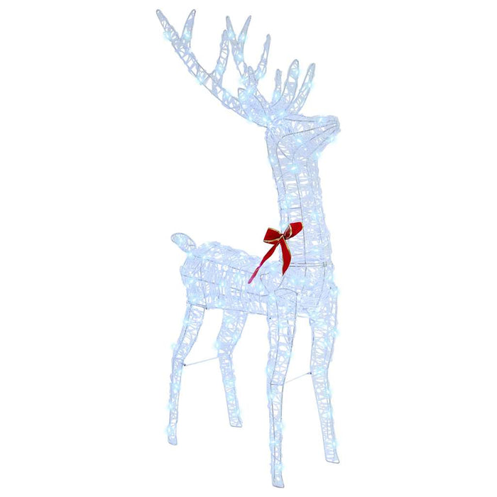 Slitta trainata da renna Bianco freddo 70 x 26 x 128.5 cm 42019076