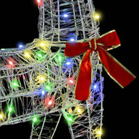 Slitta trainata da renna colorato 70 x 26 x 128.5 cm Acrilico 42019078