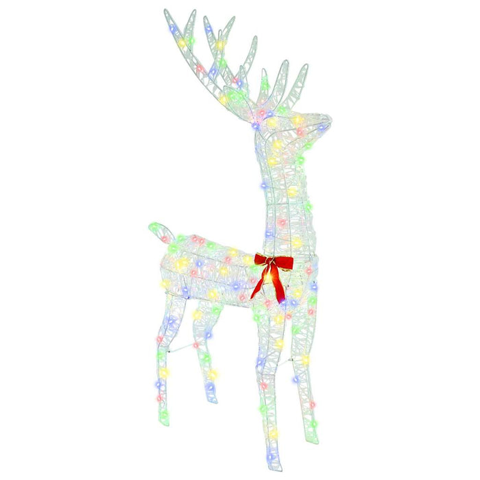 Slitta trainata da renna colorato 70 x 26 x 128.5 cm Acrilico 42019078