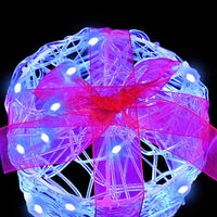 Decorazione Scatola Regalo 3 pcs Blu 20 x 20 x 21 cm Acrilico 42019086