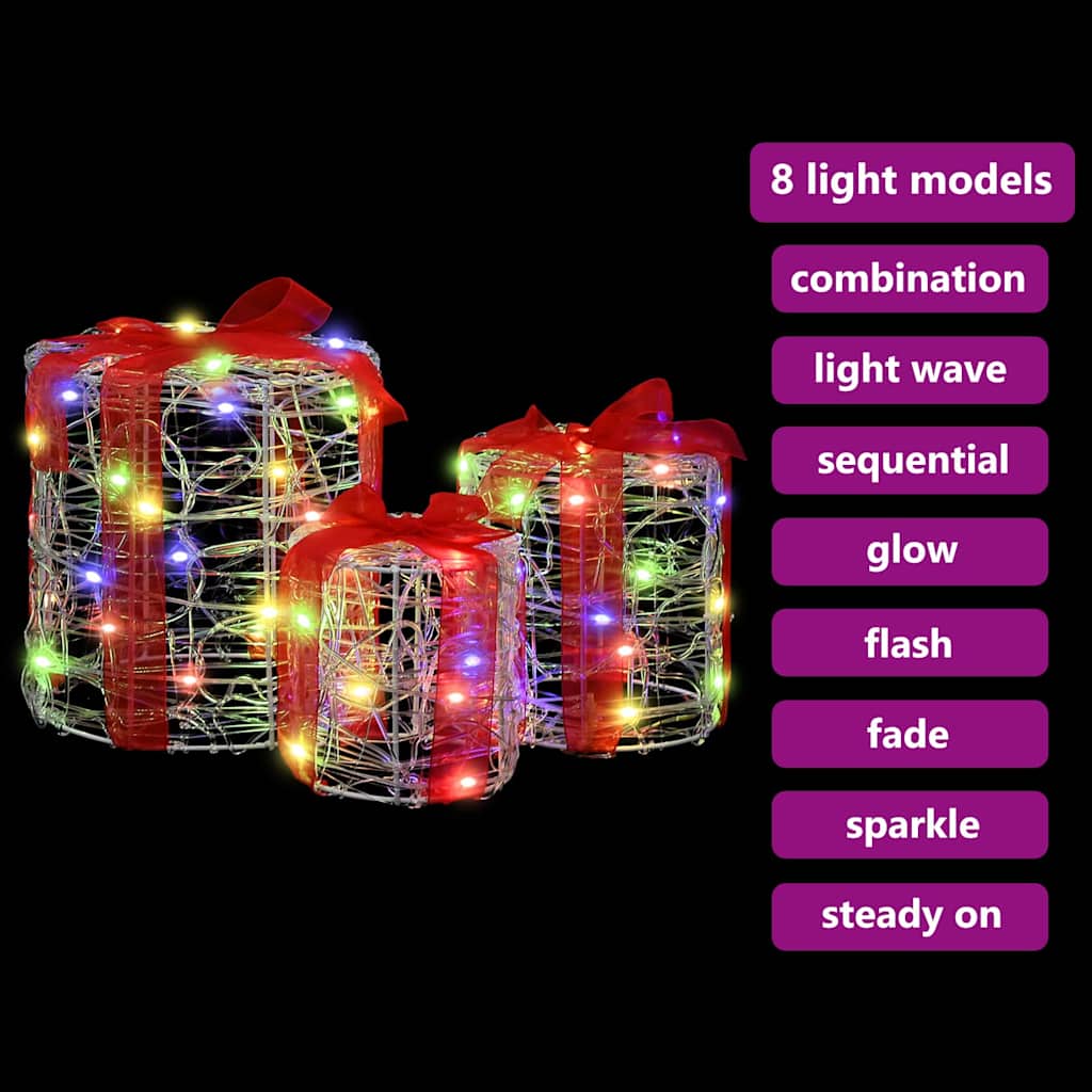 Decorazione Scatola Regalo 3 pcs colorato 20 x 20 x 21 cm 42019087