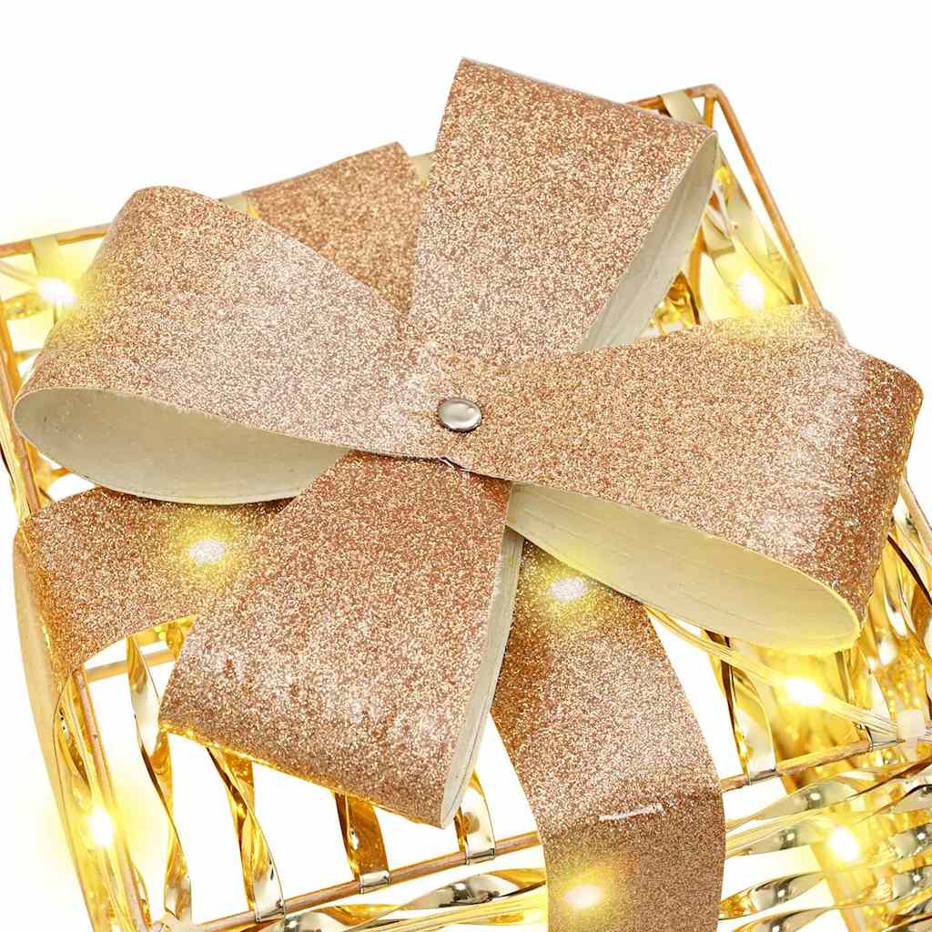 Scatola Regalo 3 pcs Bianco caldo 20 x 20 x 20 cm PET 42019096