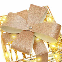 Scatola Regalo 3 pcs Bianco caldo 20 x 20 x 20 cm PET 42019096