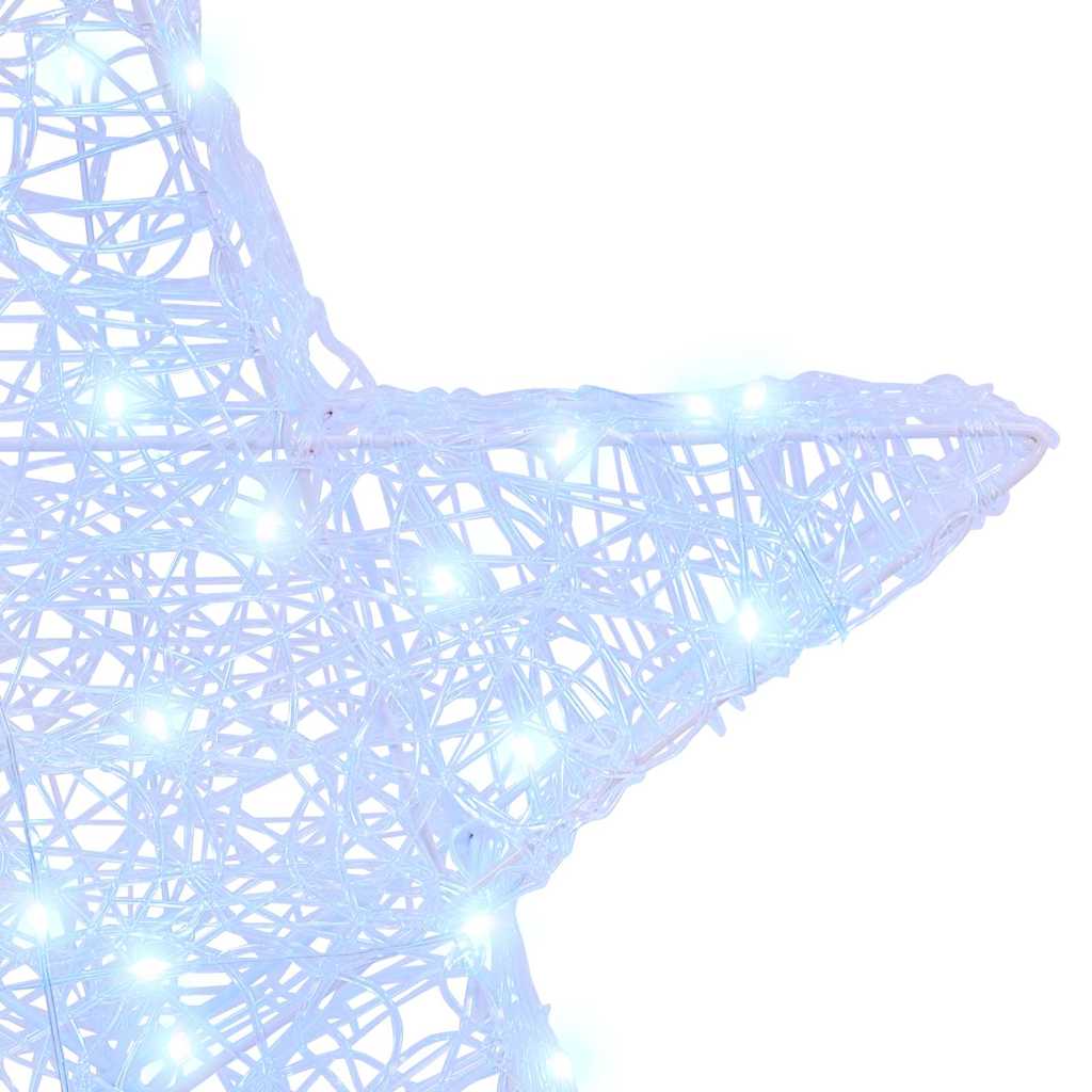 Stella 3D con 50 LED Bianco freddo 55 x 53.5 x 10 cm Acrilico 42019099