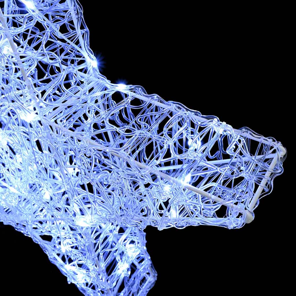 Stella 3D con 50 LED Bianco freddo 55 x 53.5 x 10 cm Acrilico 42019099