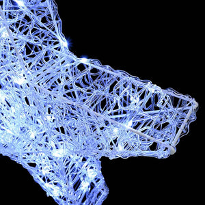 Stella 3D con 50 LED Bianco freddo 55 x 53.5 x 10 cm Acrilico 42019099