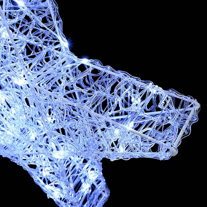 Stella 3D con 50 LED Bianco freddo 55 x 53.5 x 10 cm Acrilico 42019099