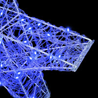 Stella 3D con 50 LED Blu 55 x 53.5 x 10 cm Acrilico 42019100