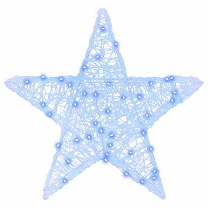Stella 3D con 50 LED Blu 55 x 53.5 x 10 cm Acrilico 42019100