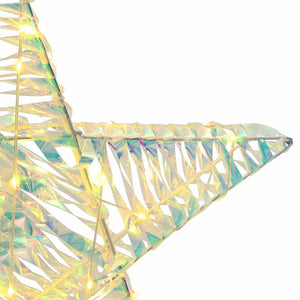 Stella 3D con 50 LED Bianco caldo 55 x 52.5 x 9 cm PET 42019102