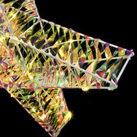 Stella 3D con 50 LED Bianco caldo 55 x 52.5 x 9 cm PET 42019102