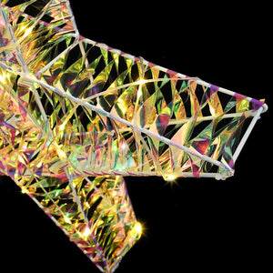 Stella 3D con 50 LED Bianco caldo 55 x 52.5 x 9 cm PET 42019102