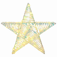 Stella 3D con 50 LED Bianco caldo 55 x 52.5 x 9 cm PET 42019102