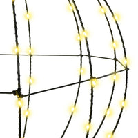 Palla con 120 LED Bianco caldo 40 cm Metallo 42019106