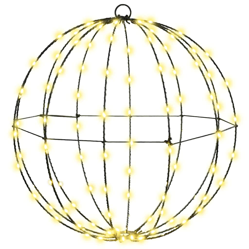 Palla con 120 LED Bianco caldo 40 cm Metallo 42019106