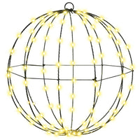 Palla con 120 LED Bianco caldo 40 cm Metallo 42019106