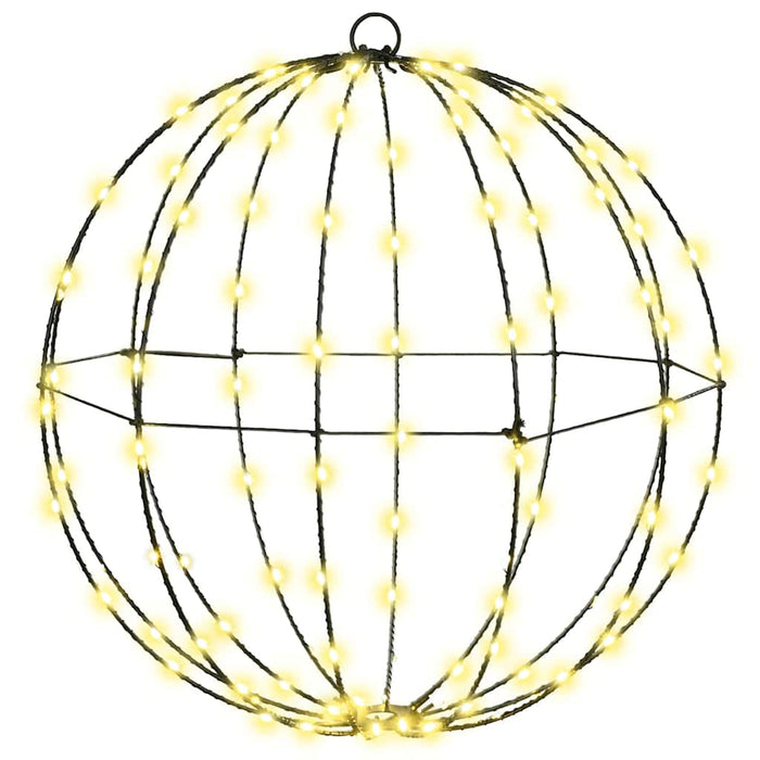 Palla con 120 LED Bianco caldo 40 cm Metallo 42019106