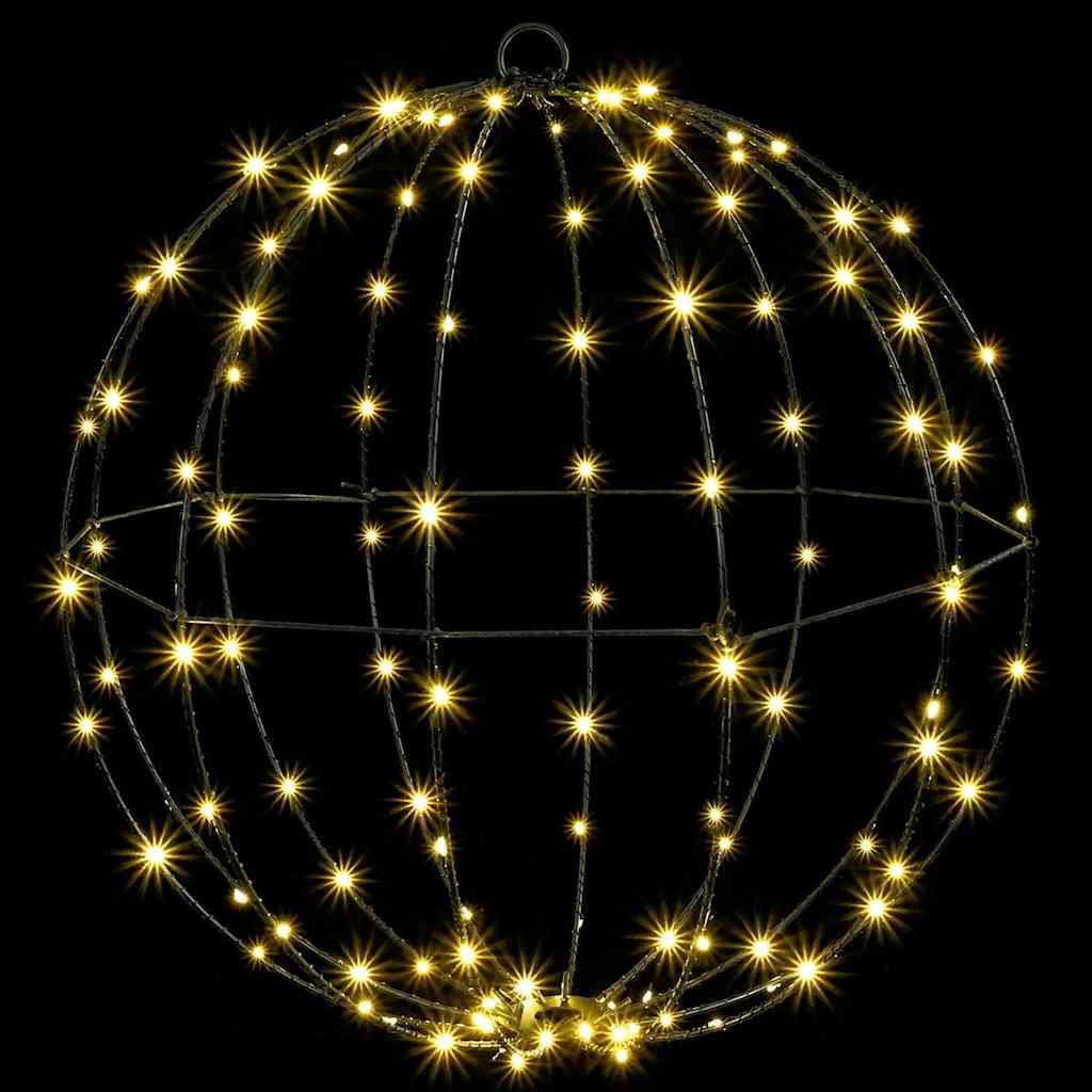 Palla con 160 LED Bianco caldo 50,5 x 50,5 x 52 cm Metallo 42019107