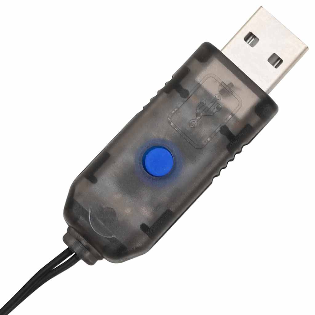 Palla con 320 LED 2 pcs Bianco caldo 50 cm Metallo 42019111