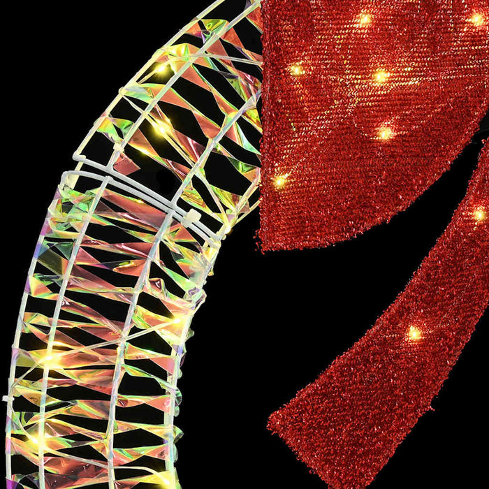 Ghirlanda con 60 LED Bianco caldo 75 cm PET 42019133