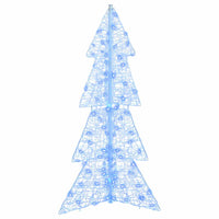 Albero di Natale con 100 LED Blu 120 cm Acrilico 42019204