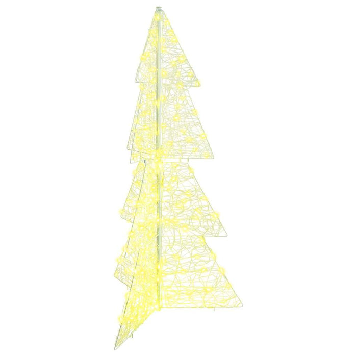 Albero di Natale con 160 LED Bianco caldo 150 cm Acrilico 42019206