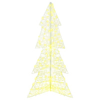 Albero di Natale con 160 LED-Luci decorative natalizie Bianco caldo 150 cm Acrilico 669729