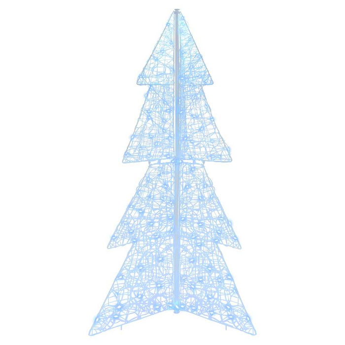 Albero di Natale con 160 LED Bianco Freddo 150 cm Acrilico 42019207
