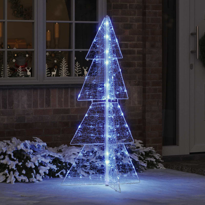 Albero di Natale con 160 LED Blu 150 cm Acrilico 42019208