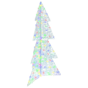 Albero di Natale con 160 LED Multicolore 150 cm Acrilico 42019209